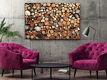 Obraz Drevo guľatina imitácia 1530